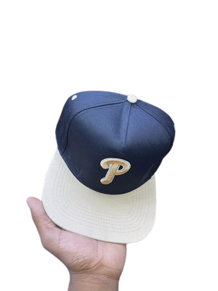 Philadelphia Phillies Script P Snapback Cap – Black & Cream